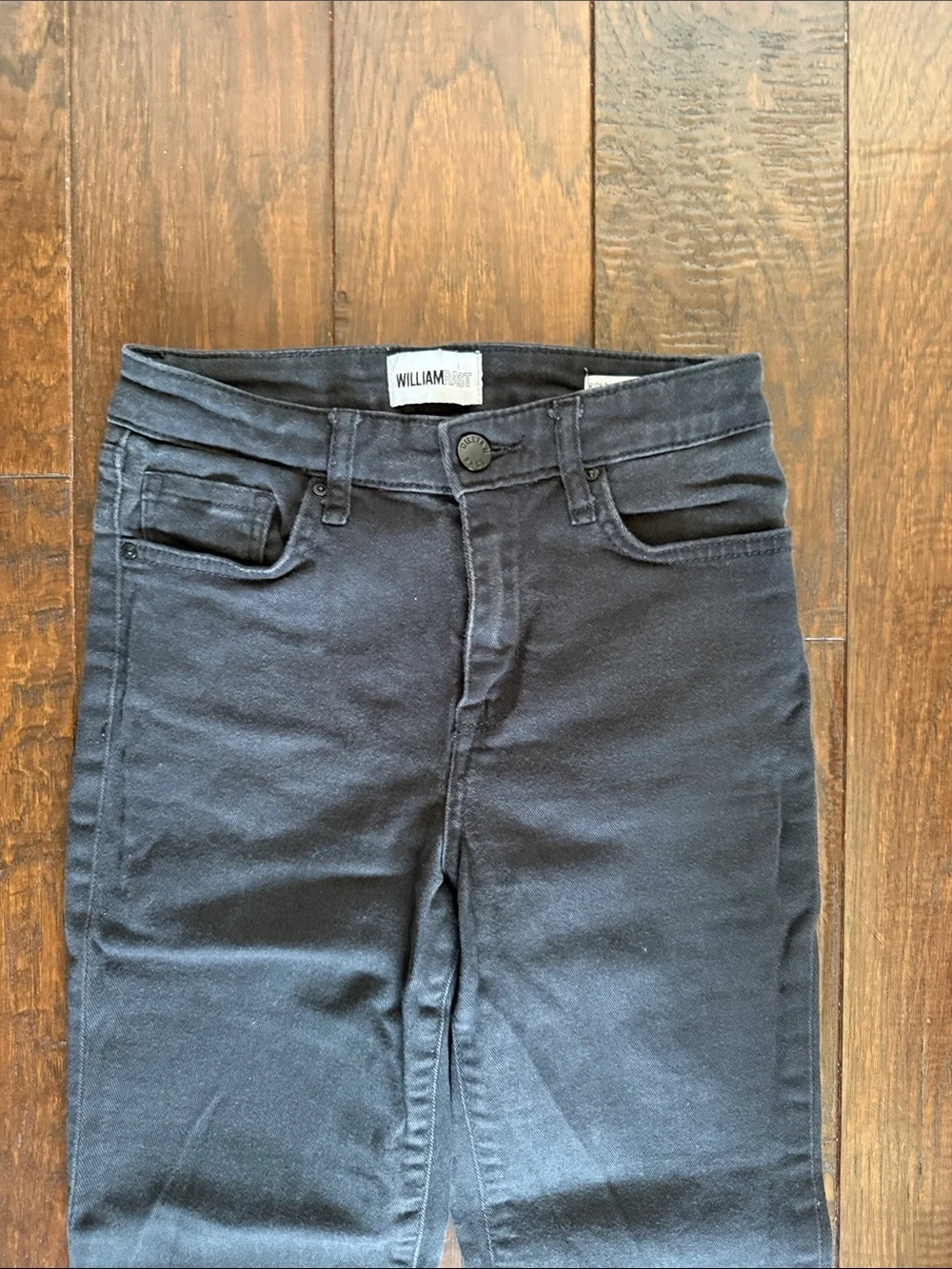 William Rast Black Stretch straight Jeans